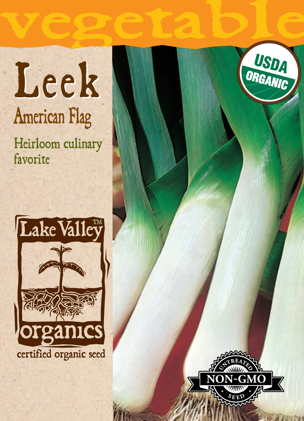 Organic American Flag Leek