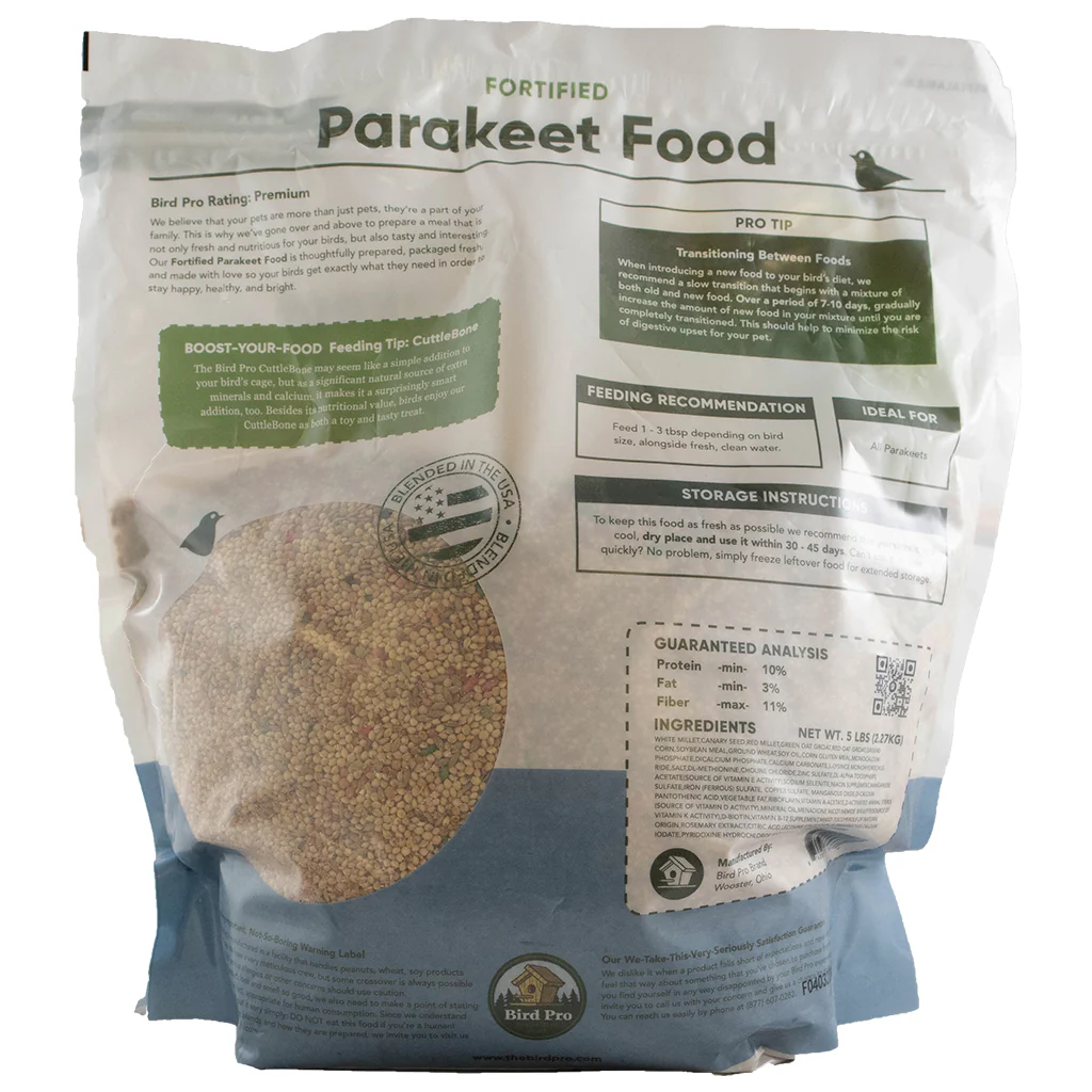 Bird Pro Fortified Parakeet (5 lb) - Image 2