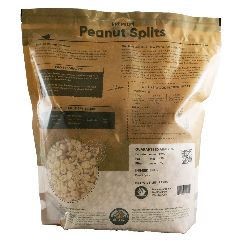 Bird Pro Premium Peanut Splits (10 lb) - Image 2