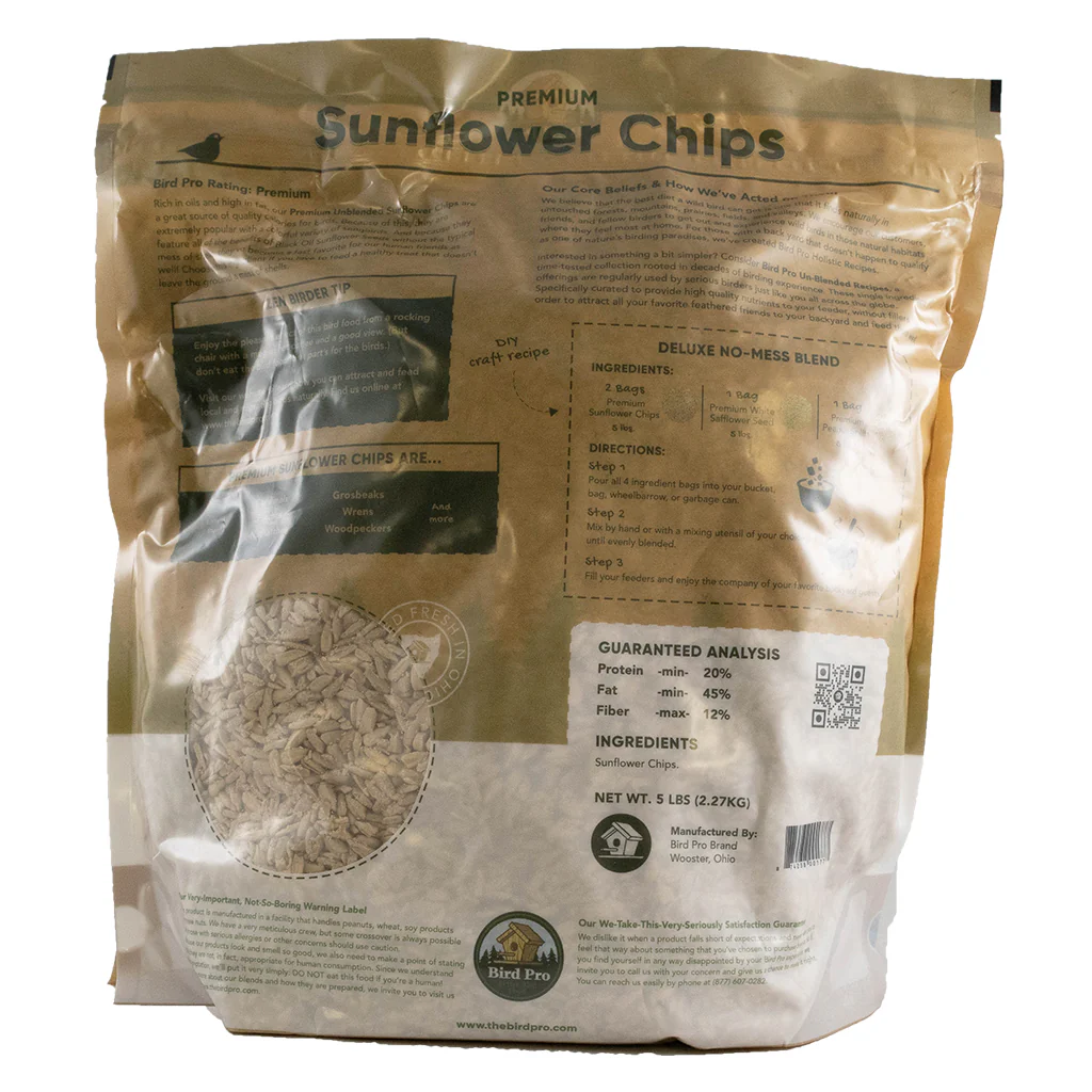 Bird Pro Premium Sunflower Chips (5 lb) - Image 2