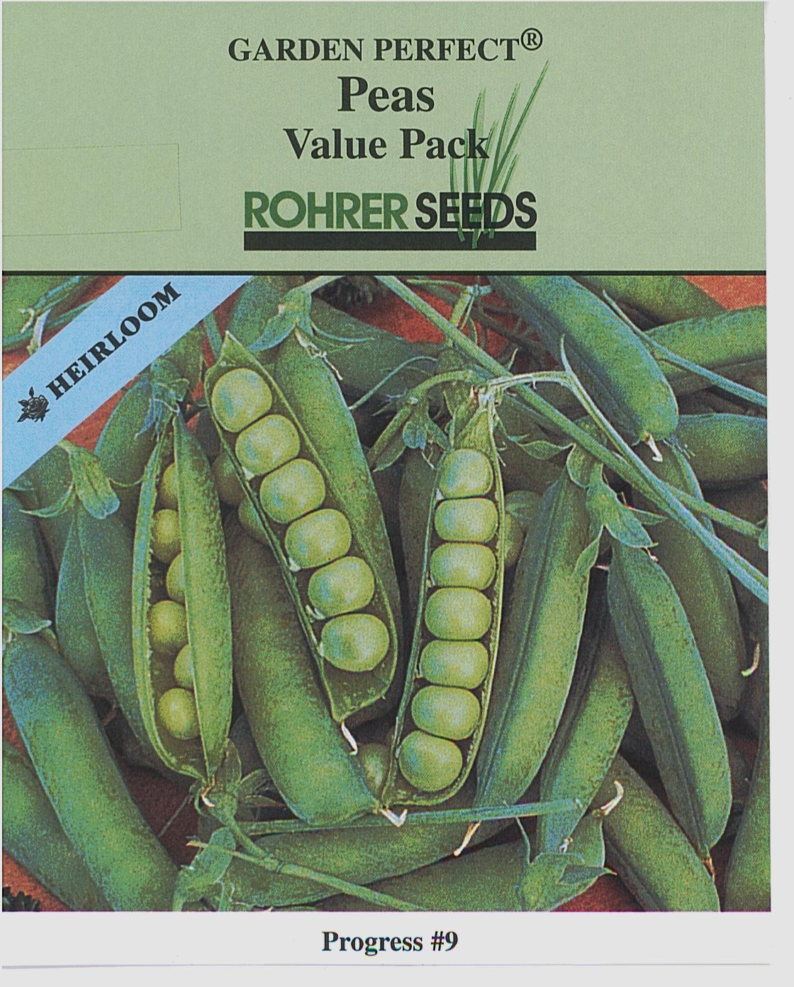 Progress #9 Pea Seeds