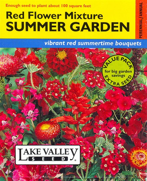 Summer Garden Mixture, All Red (Value Pack)